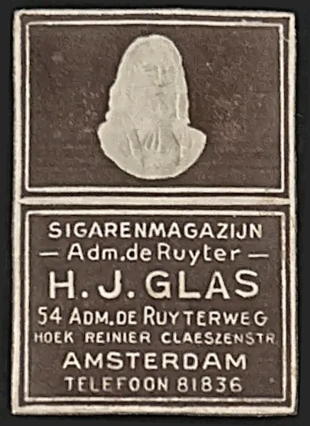 Sluitzegel Sigarenmagazijn H.J. Glas – Amsterdam